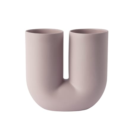 Kink Vase ceramic pink / Ceramic - Muuto