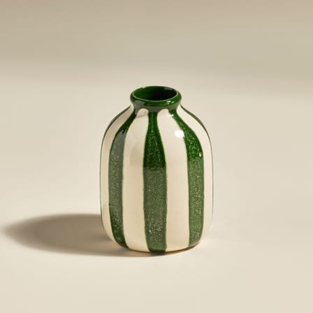 Vase Riviera Small céramique vert / H 14 cm - Maison Sarah Lavoine