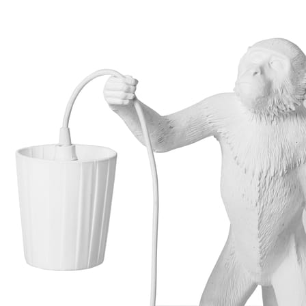 Abat-jour  tissu blanc / Pour lampes Monkey - Seletti