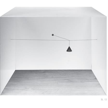 Accessoire  métal noir / Rosace pour branchement mur & plafond - Pour suspension String Light - Flos