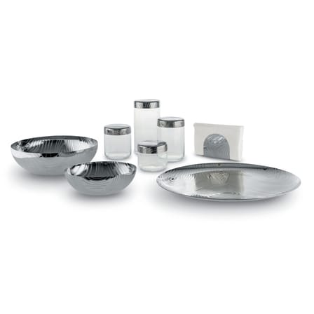Bocal hermétique Veneer métal verre transparent / 150 cl - Alessi