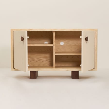 Buffet Heju X Nobodinoz bois naturel / L 120 x H 70 cm - NOBODINOZ