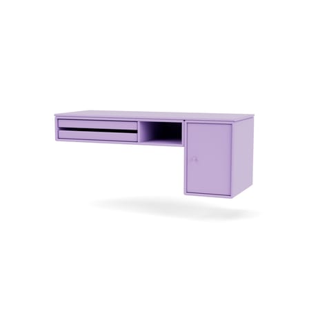 Bureau mural Bureau bois violet / L 93.8 x Prof. 38 cm - MONTANA