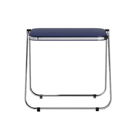 Bureau pliable Platone bois bleu / Giancarlo Piretti, 1970 - 83 x 65 cm - ANONIMA CASTELLI