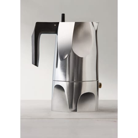 Cafetière italienne Ossidiana noir métal / 3 tasses - Alessi