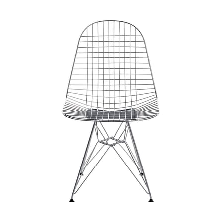 Wire Chair DKR Chair metal silver / By Charles & Ray Eames, 1951 - Vitra