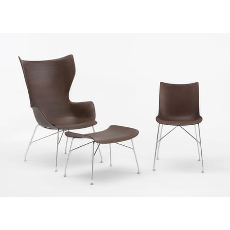 Chaise P/Wood  / Philippe Starck, 2019 - Bois moulé - Kartell