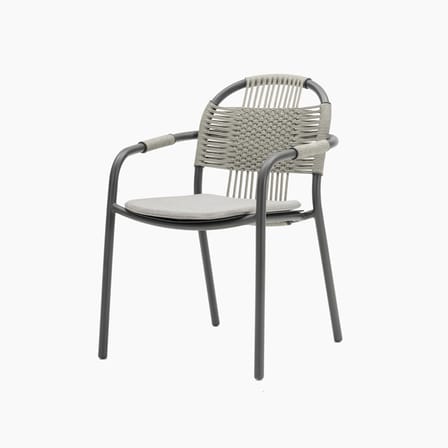 Fauteuil empilable Cleo / Corde polypropylène - Vincent Sheppard