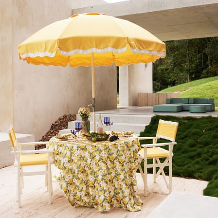 Parasol The Club Riviera jaune / Ø 200 cm - BUSINESS & PLEASURE