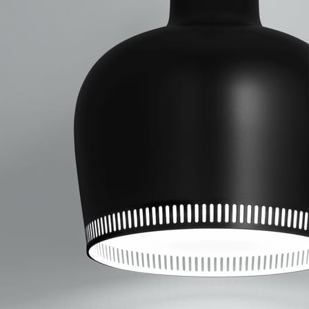Pendelleuchte Golden Bell A330S metall schwarz / Alvar Aalto, 1937 - ARTEK