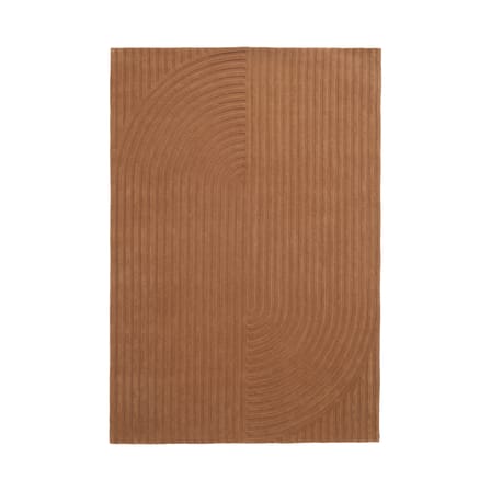 Relevo Quattro Rug textile orange / 170 x 240 cm - Muuto