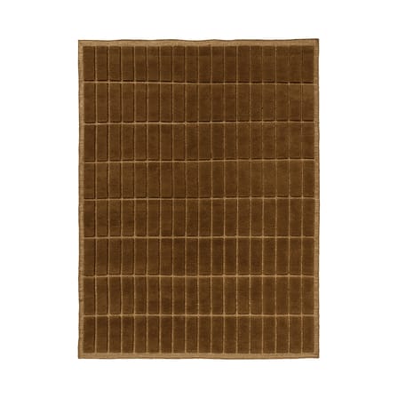 Tapis Tile marron / 170 x 240 cm - Tissé à la main - Audo Copenhagen