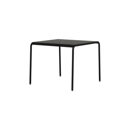 Tavolo quadrato Panorama metallo nero / 90 x 90 cm - 2 posti - TIPTOE