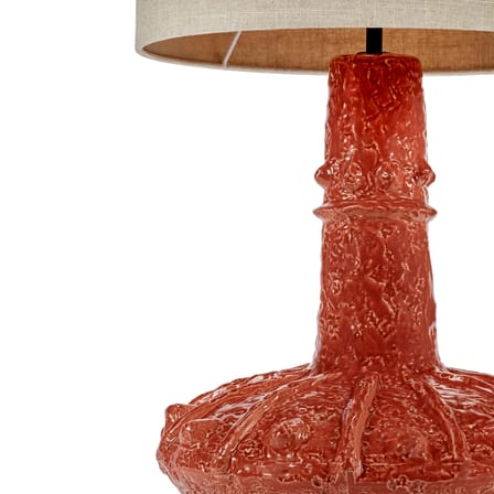 Tischleuchte Georgia keramik orange / Ø 42 x H 95 cm - Serax