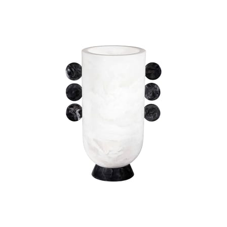Vase Como plastikmaterial weiß / Marmorierter Effekt - Jonathan Adler