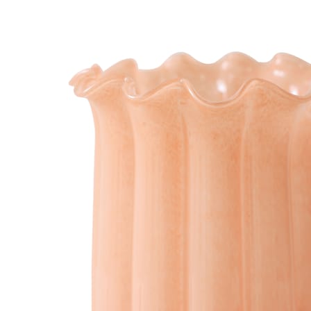 Vase High verre orange - HK LIVING