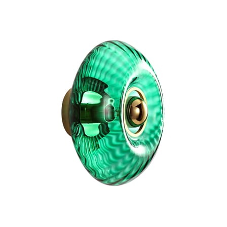 Applique Grace verre vert / Large - Ø 28 cm - ELEMENTS LIGHTING