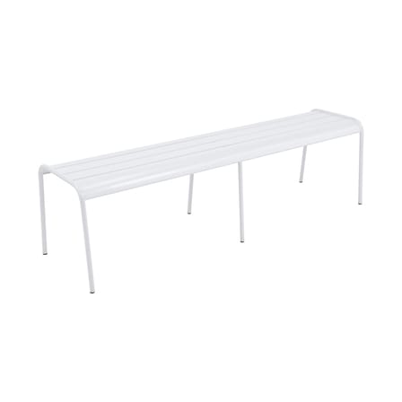 Banc Monceau XL métal blanc / L 160 cm - 3 à 4 places - Fermob