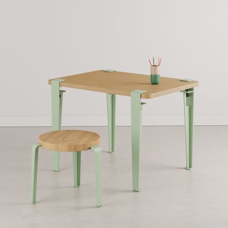 Bureau enfant  / 70 x 50 cm - Chêne - TIPTOE