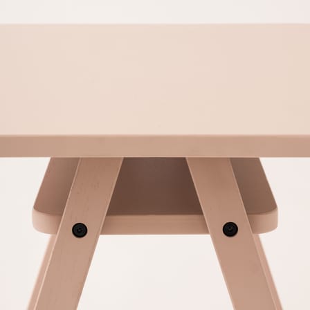 Bureau enfant Growing Green bois rose / 70 x 45 x H 50 cm - NOBODINOZ
