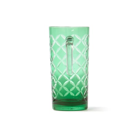Carafe Cutting verre vert / 1 Litre - Pols Potten