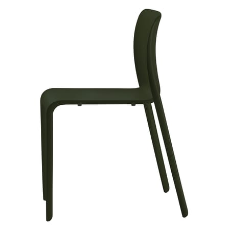 Chaise empilable First plastique vert / Stefano Giovannoni, 2007 - Magis