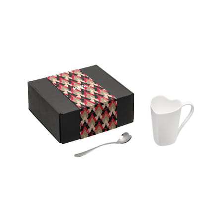 Coffret cadeau Tea  / Tasse To + cuillère Big Love - Alessi