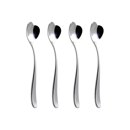 Set de 4 cuillères à glace Big Love métal - Alessi