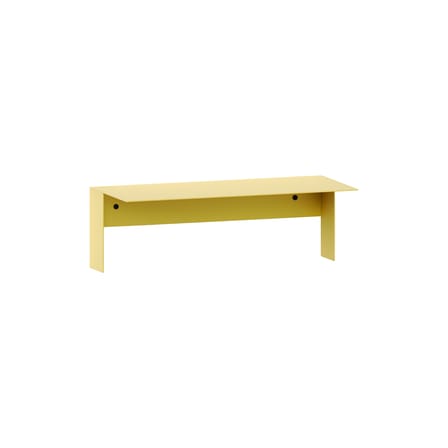 Étagère Pli Floating métal jaune / 45 x 20 cm - TIPTOE