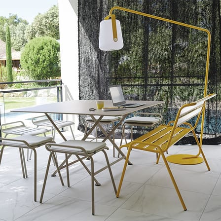 Accessoire  métal jaune / Pied déporté pour lampes Balad - H 190 cm - Fermob