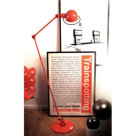 Lampadaire Loft métal orange / 2 bras articulés - H max 160 cm - Jieldé