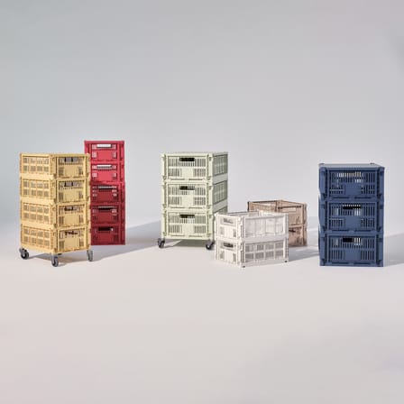  Lid metal blue / For Colour Crate Large basket 34.5 x 53 cm - Hay