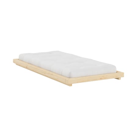 Lit 1 place Dock bois naturel / Pour matelas 90 x 200 cm - KARUP