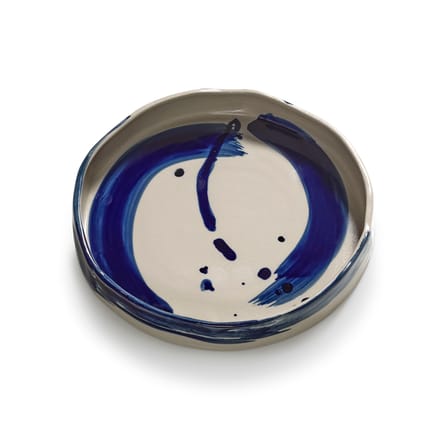 Sophia Soup plate ceramic blue / Set of 2 - Ø 19 cm - Hand-painted - Serax