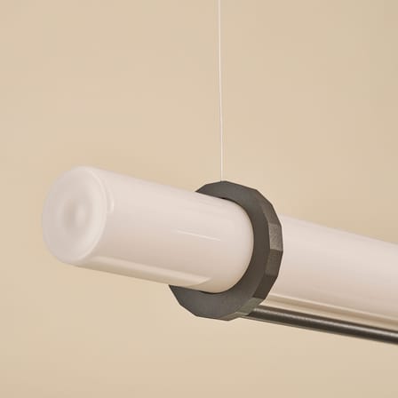 Suspension In Fine LED verre / L 105 cm - DCW éditions