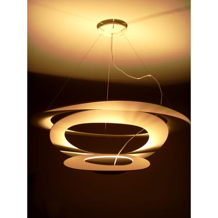Suspension Pirce métal blanc / Ø 97 cm - Artemide