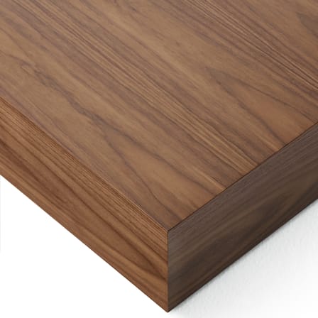 Table basse Mass Wide bois marron / 103 x 75 x H 21 cm - NEW WORKS
