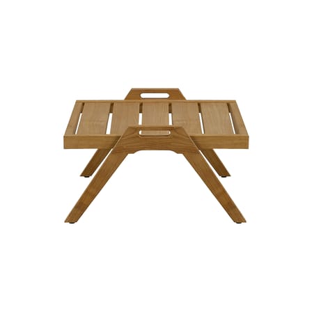 Table basse Synthesis bois naturel / 55 x 57 cm - Teck - Unopiu