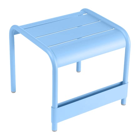 Pouf Luxembourg métal bleu / Table d'appoint - 44 x 42 cm - Fermob
