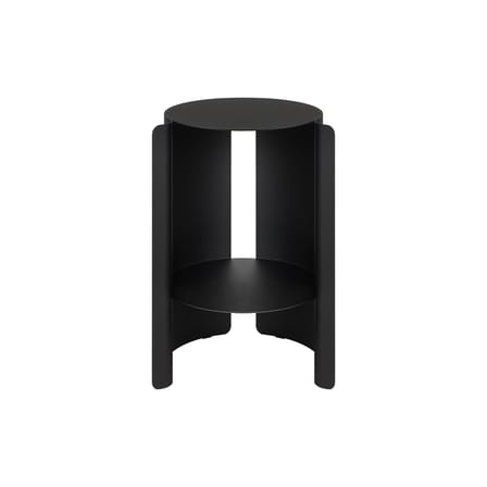 Table d'appoint Wa métal noir / Ø 32 x H 50 cm - NOO.MA