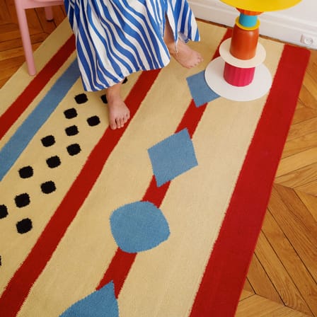Tapis Arizona / 90 x 55 cm - Tissé main - COLORTHERAPIS