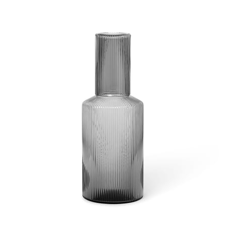 Couvercle  verre gris pour carafe Ripple / Verre - Ferm Living