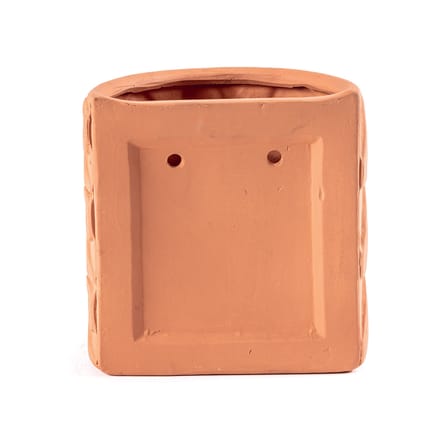 Wandvase Magna Graecia - Onde keramik orange / Onde - L 25 x H 25 cm - Seletti