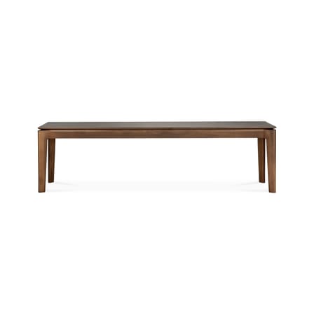 Bank Bok holz braun / L 166 cm - Massivholz Teak - Ethnicraft