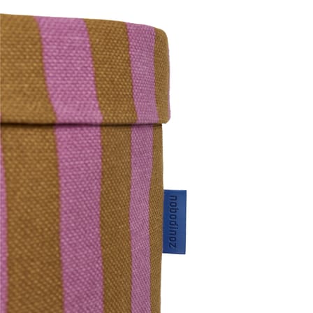 Rond Basket textile multicoloured / H 47 cm - NOBODINOZ