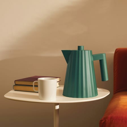 Bouilloire électrique Plissé plastique vert / 1 L - Alessi