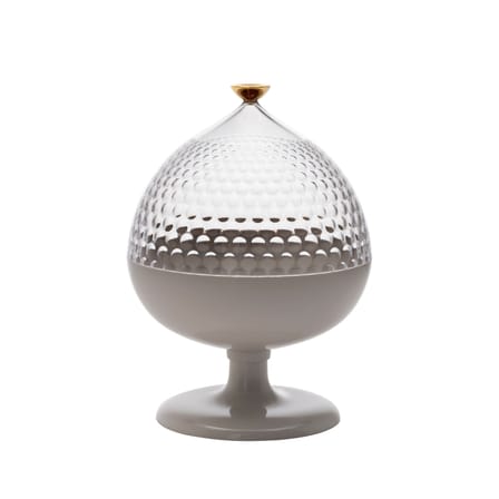 Centre de table Pumo plastique blanc / Ø 21 x H 29 cm - Kartell