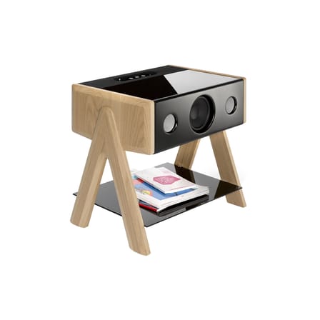 Enceinte Bluetooth Cube bois naturel / Thruster 2.1 - La Boîte Concept