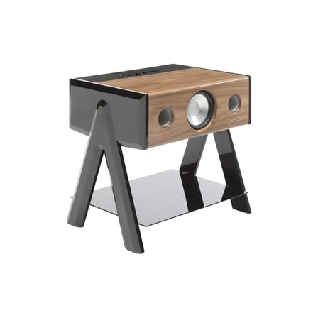 Enceinte Bluetooth Cube noir bois naturel / Thruster 2.1 - La Boîte Concept