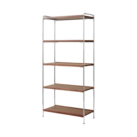 Étagère Alima NDS6 noyer / 83 x P 38 x H 174 cm - &tradition